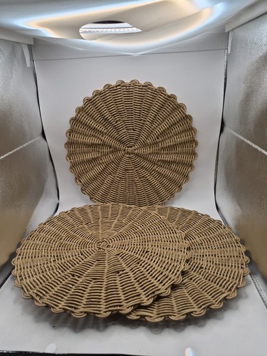 Vintage round scalloped - vintage,