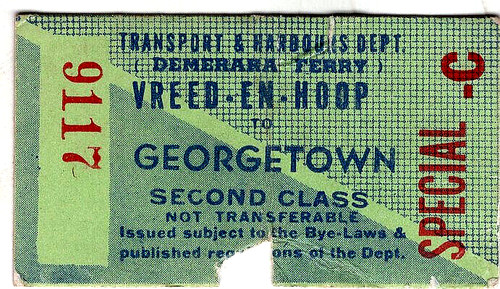 Railway ferry ticket - railway/ferry, br