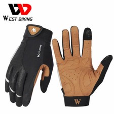 WEST BIKING Cycling Sports Gloves Touch Screen Bike Bicycle Full Finger Gloves
