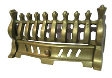 Rose gold colour brass fire fret, suitable for gas, electric Coal Fire 15"