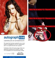 Dita Von Teese signed 8x10