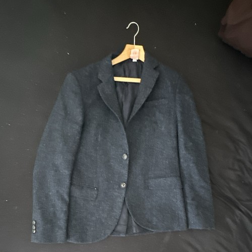 Jack wills navy wool - wool, tweed