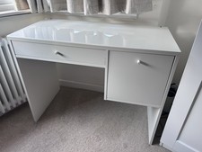 IKEA White Desk With Drawers/ Dresser