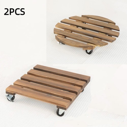 2pcs wooden plant - wooden, mover