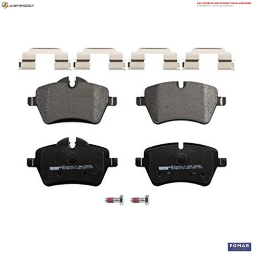Brake pad set - brake, fo