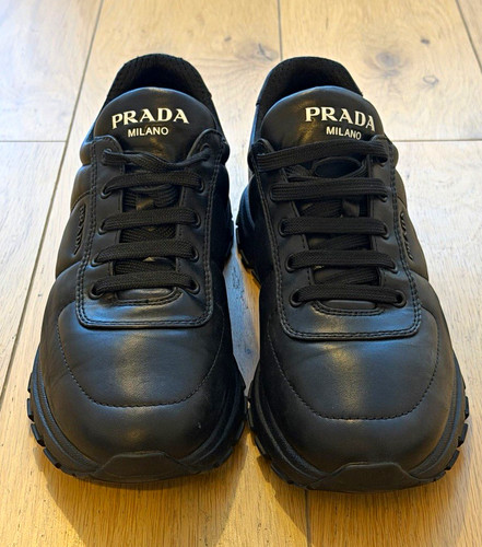 Prada men black low top - prada,
