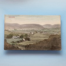 Rhayader Powys Postcard C1910 Wales Attractive Panorama Of Town Valley