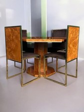 Fratelli Orsenigo Mid Century Walnut Dining Table And Chairs