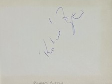 RiCHARD BURTON Signed