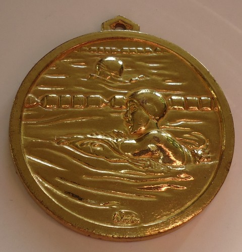 Swimming prize medal 55mm - swimming,