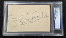 RAVI SHANKAR Signed 3x5 Index