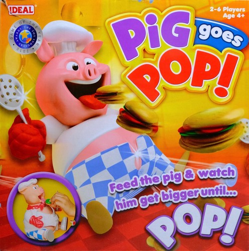 Ideal pig goes pop board - board, game