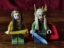 LEGO Elrond the Hobbit Mini Figure 79015 + Thranduil Minifigure 79012