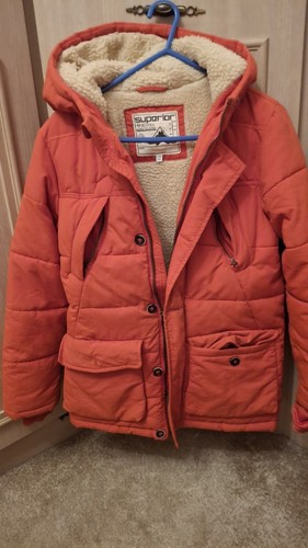 Orange warm winter jacket - warm,
