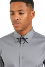Spear Men's Collar Pin Black
