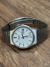 Seiko SQ Watch Men 36mm Silver