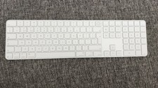 Apple Magic Keyboard with Touch ID and Numeric Keypad Bluetooth Keyboard White