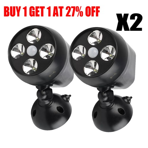 2pcs battery powered motion - 2pcs,