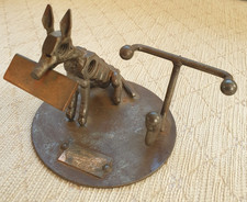 HINZ & KUNST NUTS & BOLTS METAL ART SCULPTURE , VINTAGE MOBILE PHONE HOLDER