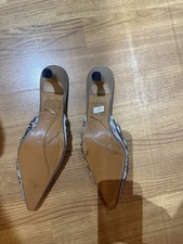 Ladies Sequined Low Heel Shoes