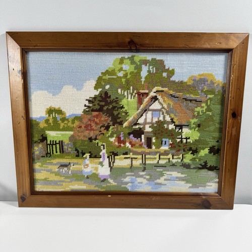 Framed tapestry picture - tapestry,