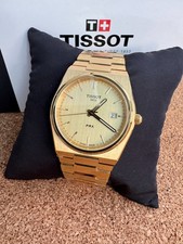 Tissot PRX Gold Tone Dial Men's PVD Gold Watch - T137.410.33.021.00 Quartz 40mm