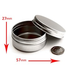 3 x 50ml Empty Cosmetic Screw