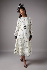 Coast Mono Fit & Flare Dress