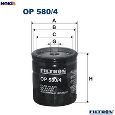 OIL FILTER OP 580/4 FOR AUSTIN