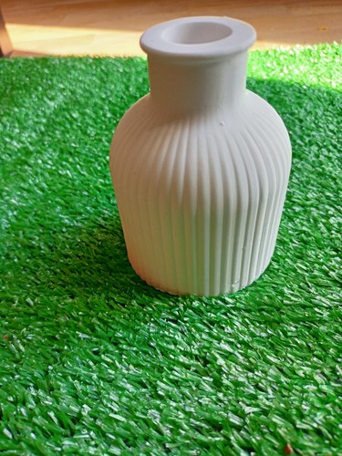 Vase plaster paris art deco - plaster,
