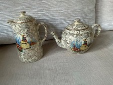 Vintage Empire Tea and Coffee Pot - Crinoline Lady Design