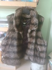 Vintage Dennis Basso luxurious fur gilet, Large