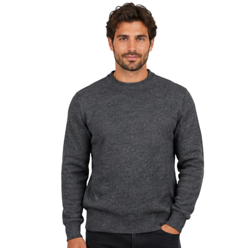 Men knitted crew - men,