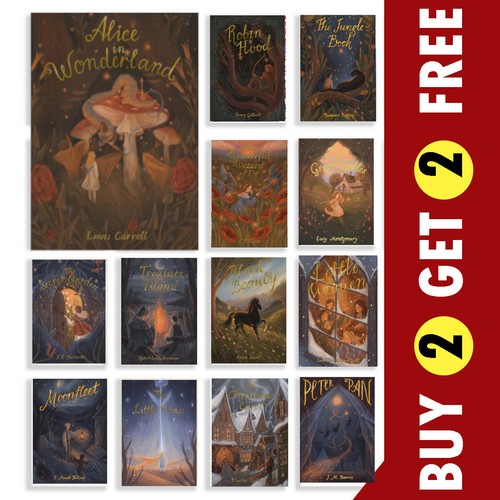 Classic book cover prints - book,