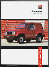 Daihatsu Fourtrak Fieldman 1993-1994 UK Market Sales Brochure 2.8 TD TDS & TDL