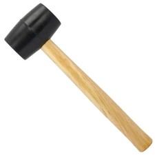 Rubber mallet hammer wooden