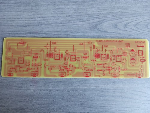 Active crossover way pcb - active,