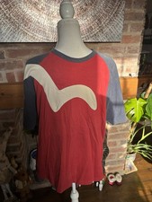 Evisu Red Navy White T-shirts