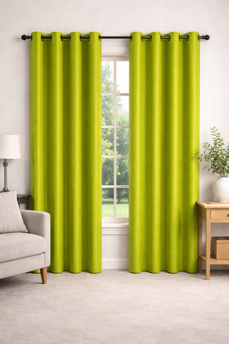Luxury glow faux silk curtain - faux,