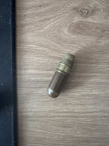 Vintage sewing etui brass - sewing,