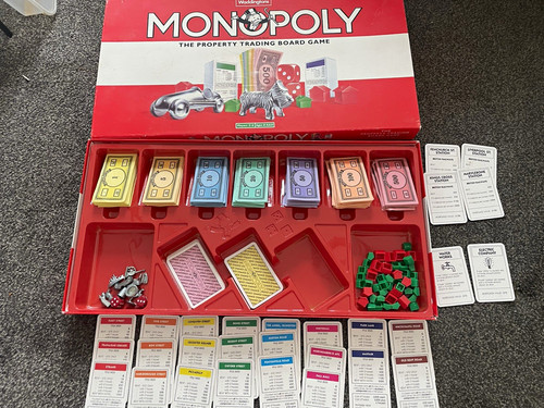Monopoly 1996 complete board - monopoly,
