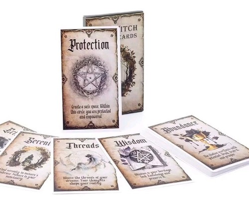 Wise witch oracle card tarot - witch,