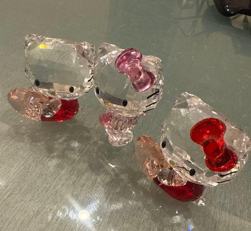 Swarovski hello kitty - kitty, pink