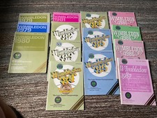 14x - Wimbledon Tennis Programmes - From 1979 - 1987 - Mixed Bundle - 1984 Final
