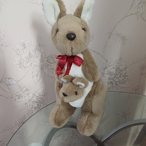 Cute kangaroo soft toy with - soft,