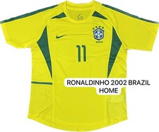 RONALDINHO BRAZIL 2002  JERSEY