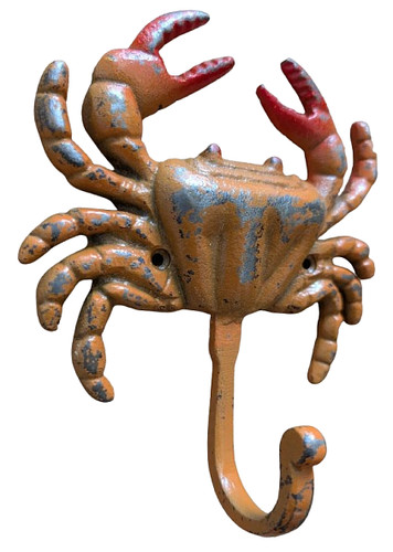 Crab coat hook - coat, metal