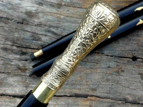 Antique brass handle - antique,