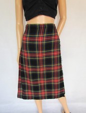 Vintage kilt skirt, made with
