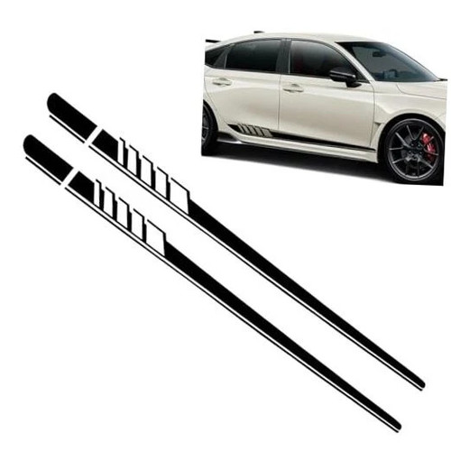 Car side body long stripes - side,